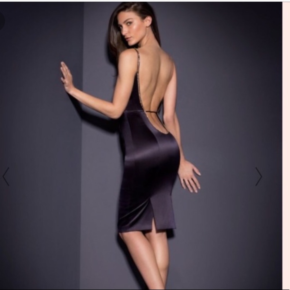 Rare Agent Provocateur Black Backless Dress BNWT